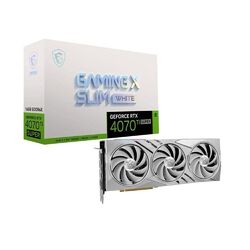 MSI VGA 16GB RTX4070 Ti SUPER 16G GAMING X SLIM WHITE 3xDP/HDMI GeForce RTX 4070