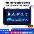 128G Autoradio GPS Navi Für Mercedes Benz A/B Klasse Sprinter Viano Vito W639 BT