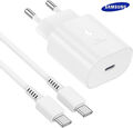 Original Samsung 25W Schnellladegerät Netzteil USB-C Kabel S20 S21 S22 S23 S24 +