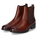 Chelsea Boots Stiefeletten Damen Gabor Braun Leder Wechselfußbett Textilfutter 