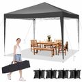 Pavillon 3x3m Faltpavillon Gartenzelt Partyzelt Festzelt faltbar Wasserdicht UV