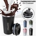 Thermobecher Edelstahl 380ml & 510ml Kaffeebecher to go Auslaufsicher Kaffeetass