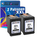 2 Patronen XXL Black PlatinumSerie für HP 301 XL 2541 2542 2543 2544 2545 gray 2