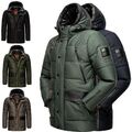 STONE HARBOUR warme Herren Winter Jacke Parka Outdoor Luxus Doppel Kapuze Mitjaa