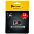 kQ Intenso Slim Line 64 GB USB Stick USB 3.0 SUPERSPEED