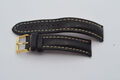 BREITLING KALBS LEDER ARMBAND 20MM FÜR DORNSCHLIESSE 18MM SCHWARZ 20-18