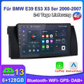  Android 13 Carplay Autoradio Für BMW E39 E53 X5 5er DAB+ GPS NAVI SWC BT 6+128G