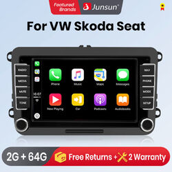 64GB DAB+ Android13 Carplay Autoradio GPS NAVI BT Für VW GOLF 5 6 Touran Polo 6R