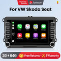 64GB DAB+ Android13 Carplay Autoradio GPS NAVI BT Für VW GOLF 5 6 Touran Polo 6R