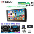 DAB+ 4+64GB Android 13 Autoradio CarPlay GPS BT Für Fiat Ducato 2006-2023 Kam