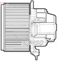 DENSO Innenraumgebläse FIAT STILO (192) 1.6 16V (192_XB1A) (2001 - 2006) DEA0905