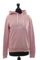 GANT Damen Hoodie Sweatshirt S rosa meliert leicht Kapuze Sweat mit Baumwolle