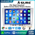 DAB 2+32G Android 13 Für Opel Corsa C/D Zafira Astra Autoradio Apple Carplay GPS