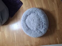 Hundebett Katzenbett Haustierbett Kuschelbett Bett Hundekorb Plüsch Donut Kissen