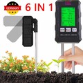 6 in 1 PH Wert Messgerät Bodentester Bodenfeuchtigkeit Temperatur Licht Tester