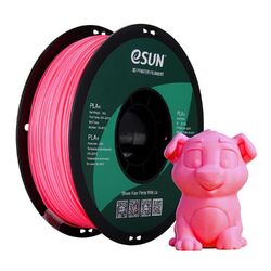 eSUN PLA + Filament 1,75 mm, 3D-Druckerfilament PLA Plus, PINK 978g