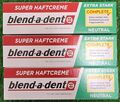 (88,65€/kg) 3x Blend-a-dent Super- Haftcreme NEUTRAL extra stark 47g Tube