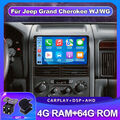 Für Jeep Grand Cherokee WJ/WG Autoradio GPS Android 14 Navi DSP RDS CarPlay 64GB