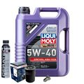 Motoröl 5W40 LIQUI MOLY 5L+BOSCH Ölfilter+Cera Tec+Ölablassschraube