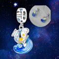 Wassermann Sternzeichen Horoskop Geburtstag Armband 925 Silber Charm Anhänger