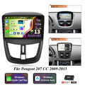 DAB+ Android Autoradio GPS Navi Für Peugeot 207 CC 2009-2013 WiFi Carplay 6+128G