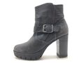 Tamaris Damen Stiefel Stiefelette Boots Schwarz Gr. 36 (UK 3,5)