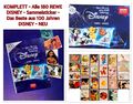 REWE DISNEY -KOMPLETT Alle 180 Sammelsticker Das Beste aus 100 Jahren DISNEY NEU