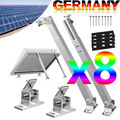 Aufständerung Solarmodul Halter Wand Dach Boden Balkonkraftwerk PV 8 Paneele