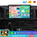 13.1" Android 14 Autoradio Carplay GPS Für VW T6 Transporter Multivan 2016-2021