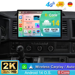 13.1" Android 14 Autoradio Carplay GPS Für VW T6 Transporter Multivan 2016-2021