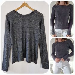 S. Oliver Strickpullover Mit Knöpfen Am Rücken Gr. 34 XS