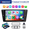 4+64G 9" Android 13 Für BMW 3er E90 E91 E92 E93 Autoradio GPS NAVI KAM Wifi RDS