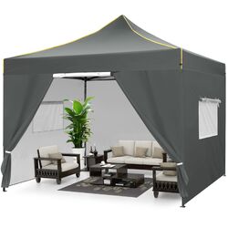 FaNaLa Pavillon 3mx3m Garten Markise Strand Party Hochzeit Campingzelt Baldachin