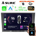 DAB+ 4+64G Android 13 Autoradio GPS Navi Für Opel Astra Corsa C Zafira CarPlay