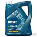 5L MANNOL DIESEL SAE 15W-40 MOTORÖL ÖL MINERALISCH passend für VW 501.01/505.00