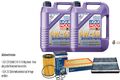 BOSCH Inspektionspaket 10L Liqui Moly Leichtlauf High Tech 5W-40 für S-Klasse