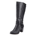 Rieker Damen Stiefel Winterstiefel Schuhe Schwarz Warmfutter 37-42 Winterschuhe