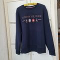 Tommy Hilfiger Sweatshirt mit Aufdruck, marineblau, Größe XXL