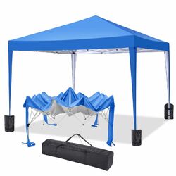 Faltpavillon Pavillon 3x3/3x6m Pop-up Partyzelt Wasserdicht UV-Schutz mit Tasche