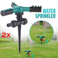 2x Rasensprenger Impulsregner Sprinkler Regner Kreisregner Bewässerung Garten DE