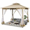 Pavillon 3x3m 3x6m Gartenpavillon Gartenzelt Partyzelt Anti-UV Pavillion Pavilon