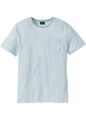 T-Shirt Regular Fit Gr. 56/58 Aqua Weiß Herren-Shirt Kurzarm Oberteil Neu R-Ware