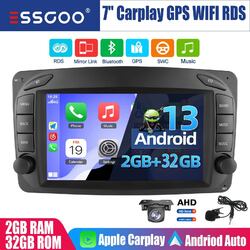 Für Mercedes Benz W203 W209 Vito W639 Android 13 Autoradio Carplay GPS BT Kamera