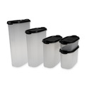 TUPPERWARE Eidgenosse mit Schütte 2,9L+2,3L+1,7L+1,1L+500ml SCHWARZ Vorratsdose