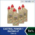 Castrol Power 1 Racing 4T 10W-40 5x1 Liter = 5 Liter