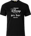 I Speak in Disney Song Text und Harry Potter Zauber lustiges T-Shirt aus Baumwolle