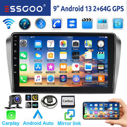 Android 13 2+64G Autoradio Carplay GPS Navi WIFI RDS +Kamera Für Mazda 3 2003-09