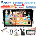 2+64GB 9" Android 13 Autoradio GPS BT für VW Golf 5 6 Touran Polo Passat Tiguan