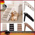 Faltbare Hundetreppe Einstiegshilfe Haustiertreppe Hunderampe Hundeeinstieg NEU