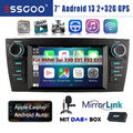 DAB+ Carplay Android 13 Autoradio Für BMW 3er E90 E91 E92 E93 2+32G GPS NAVI USB